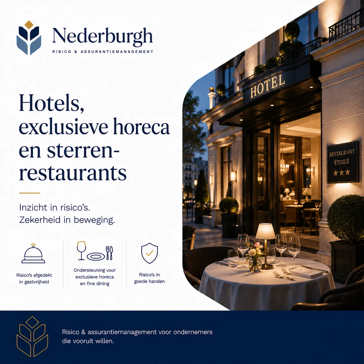 Hotels, exclusieve horeca en sterrenrestaurants